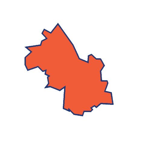 carte du département isère